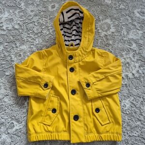 Gap Unisex Yellow Spring Raincoat Size 12-18M